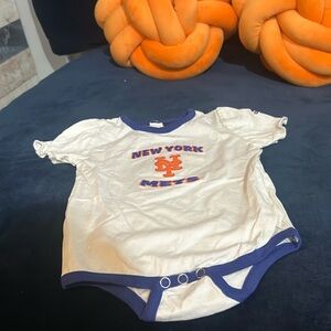 Adidas Baby New York Mets Onesie Size 6/9 M